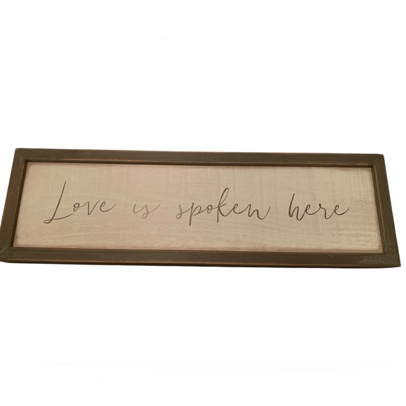 Love is Spoken Here Wall Art - Picture 2 of 9